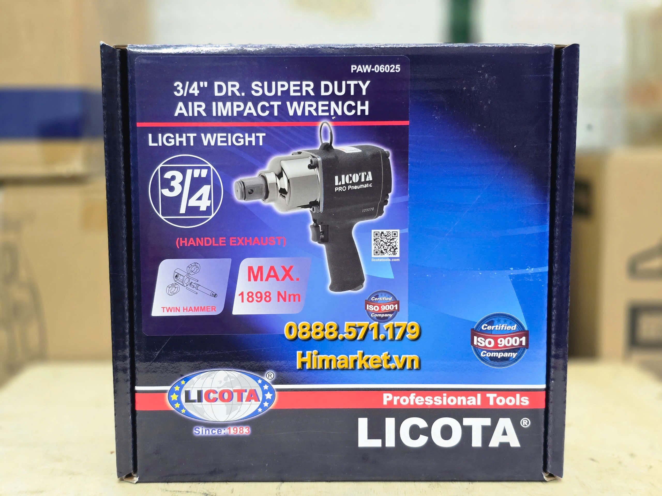 Mặt bên của súng Licota PAW-06025
