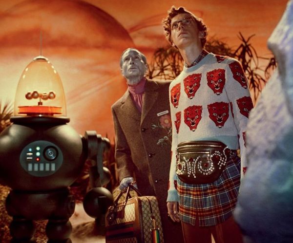 Quảng cáo của Gucci“Người ngoài hành tinh”