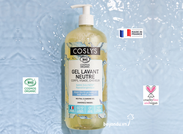 Sữa tắm hữu cơ Coslys dành riêng cho da nhạy cảm cùng 5 giá trị vượt trội cho bạn & gia đình