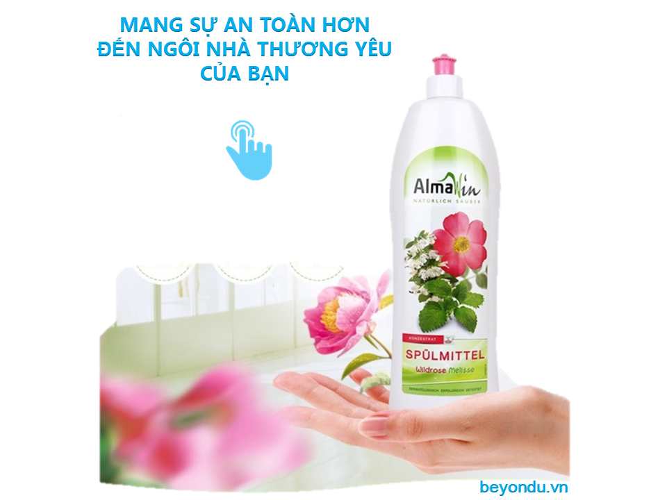 nuoc rua chen dia huu co Almawin hoa hong 1l