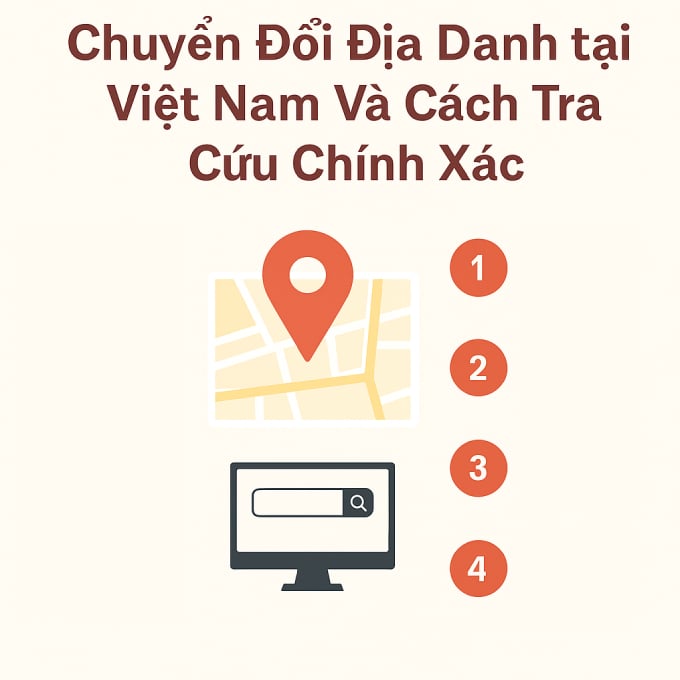 Chuyển đổi địa danh tại Việt Nam và cách tra cứu chính xác
