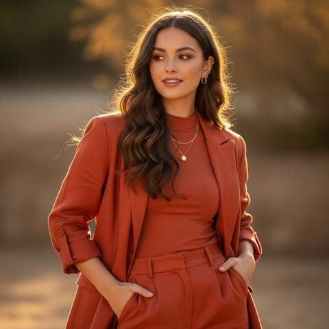 Tông màu cam đất