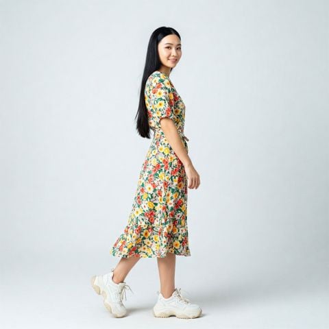 Phối đồ với neaker