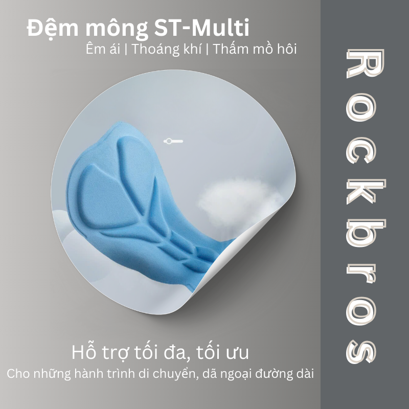 Quần bỉm đạp xe dành cho nam Rockbros RK2004