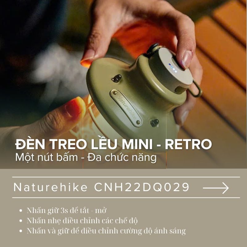 Đèn pin treo lều mini - đa dụng Naturehike CNH22DQ029