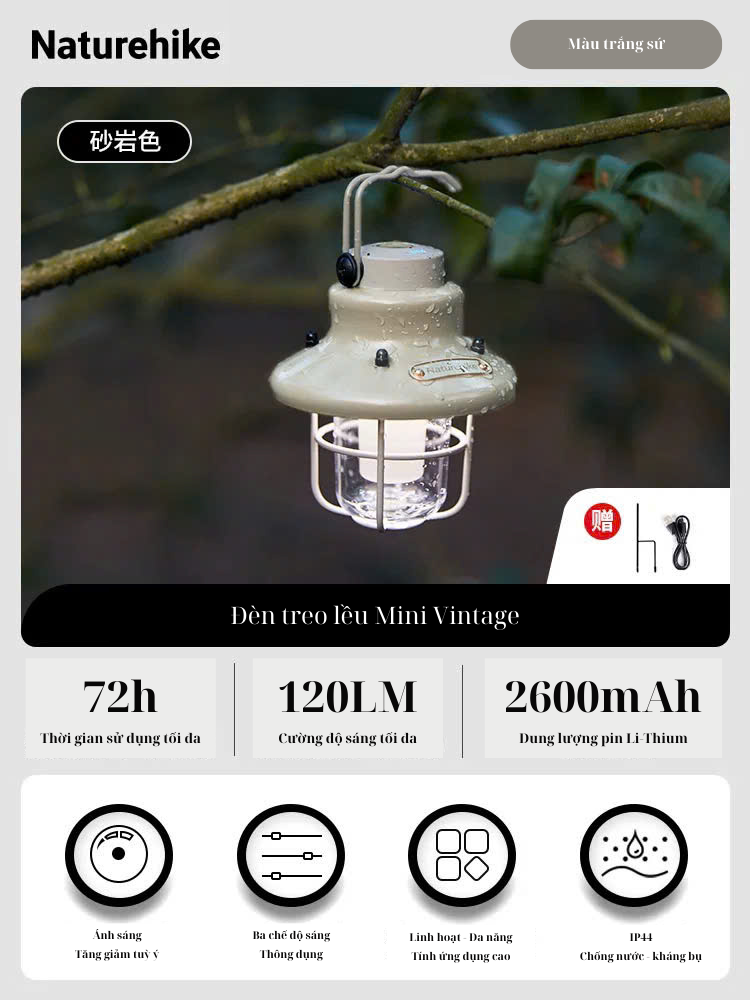 Đèn pin treo lều mini - đa dụng Naturehike CNH22DQ029