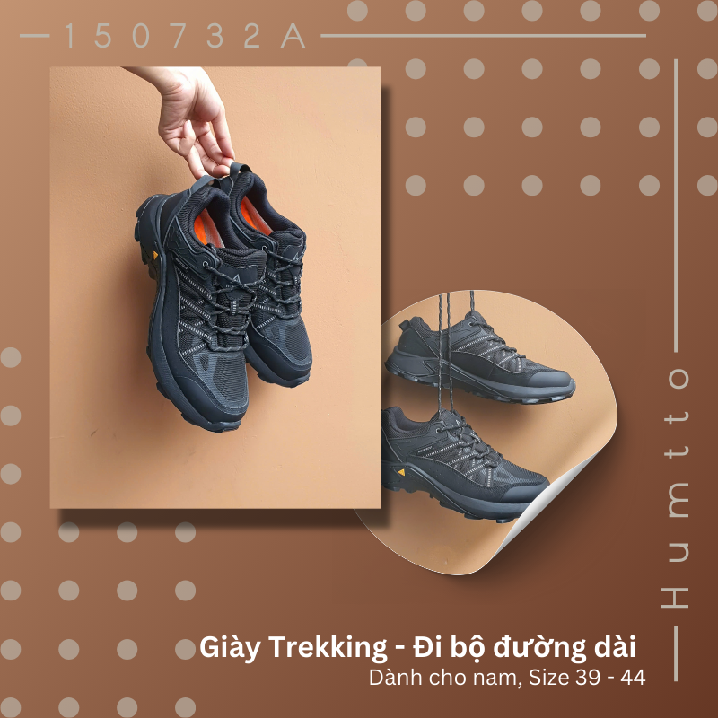 Giày nam Hiking Trekking Humtto 150732A