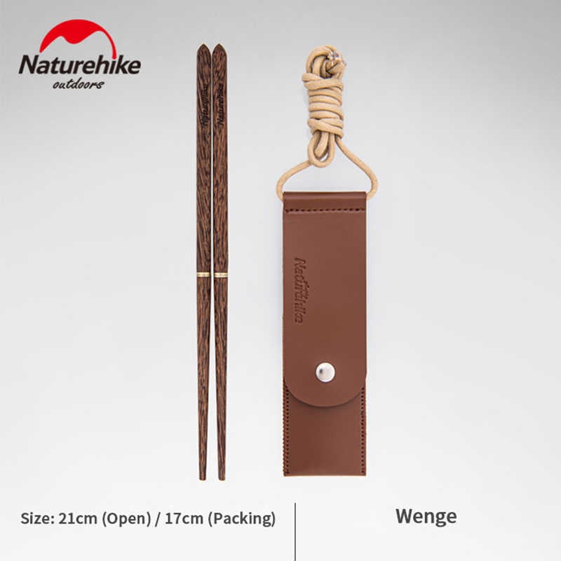 Đũa gấp đầu gỗ Naturehike NH20CJ010 mang đi cắm trại