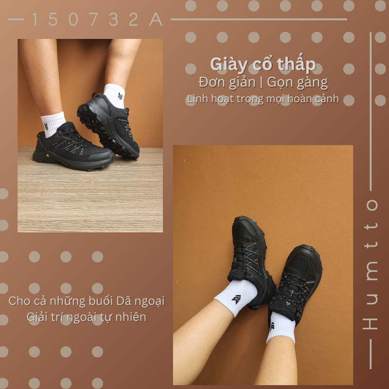 Giày nam Hiking Trekking Humtto 150732A