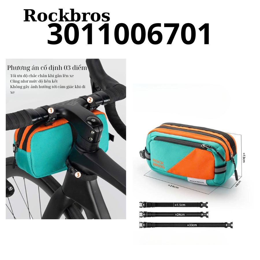 Túi treo mang đồ xe đạp đa năng Rockbros 3011006701