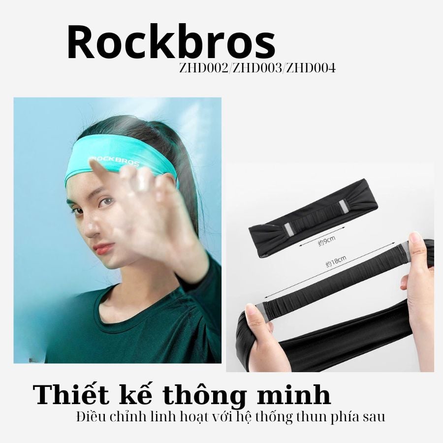 Băng đô thể thao thời trang Rockbros ZHD002/ZHD003/ZHD004