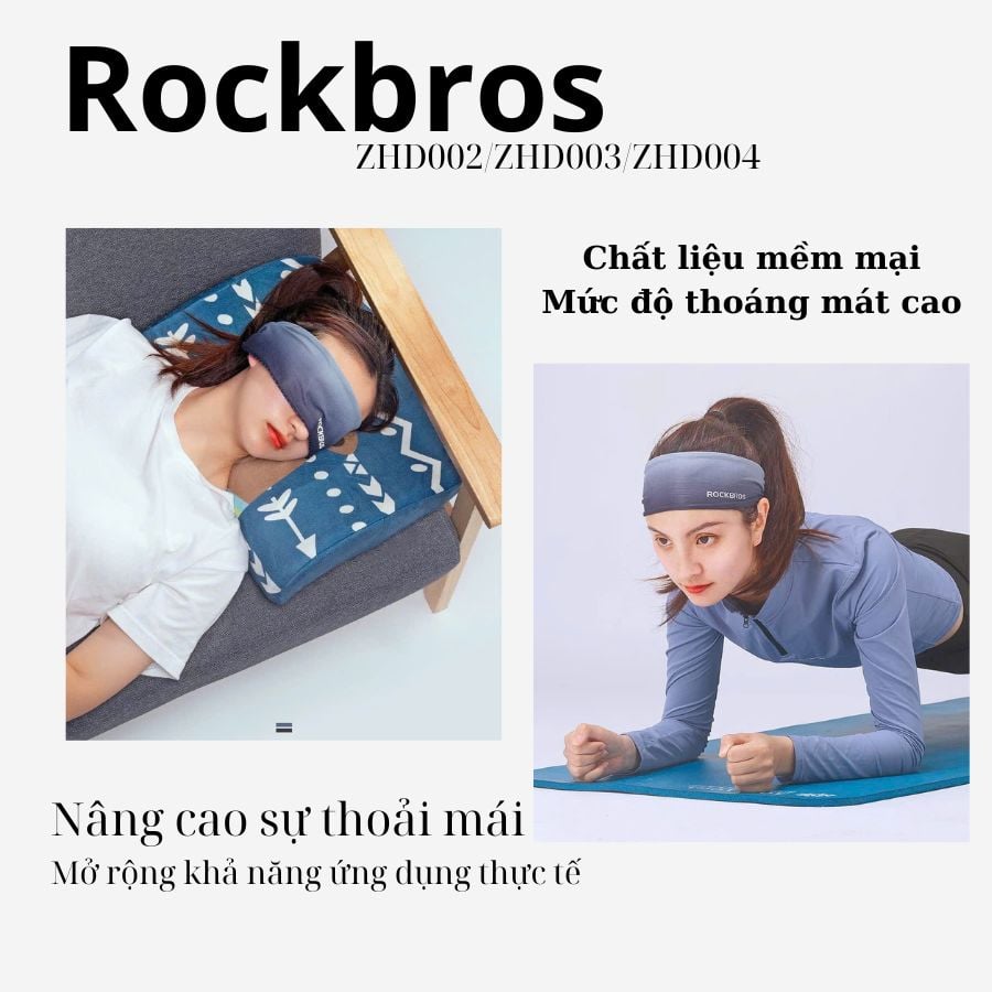 Băng đô thể thao thời trang Rockbros ZHD002/ZHD003/ZHD004