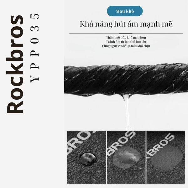 Khăn đội đầu Ninja vải lụa Rockbros YPP035