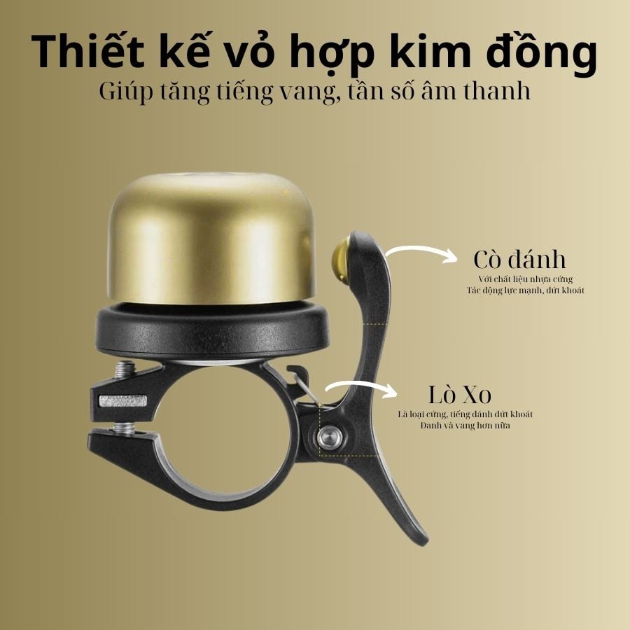 Chuông đồng xe đạp Rockbros 34210003