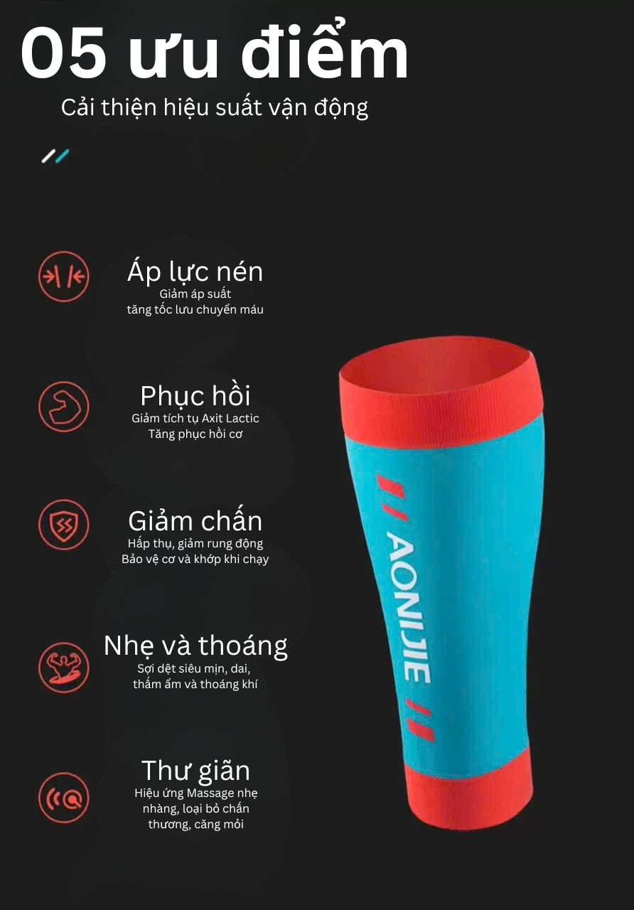 Tất bó cơ chạy bộ thời trang AONIJE E4405