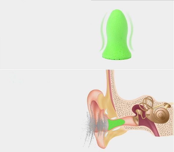 cách sử dụng nút bịt tai để ngủ 