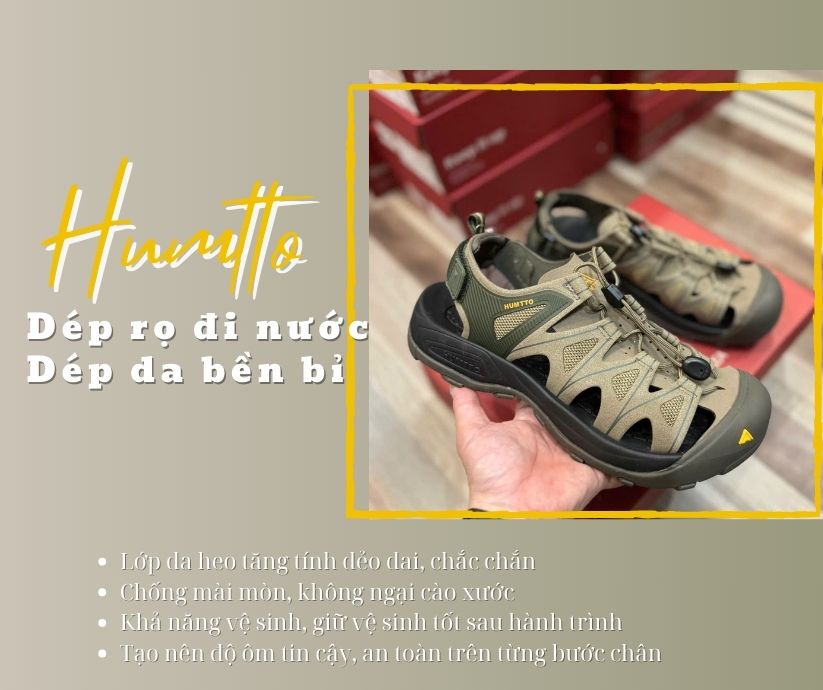 Dép rọ nam đi rừng lội suối đi biển Humtto 750545A-1