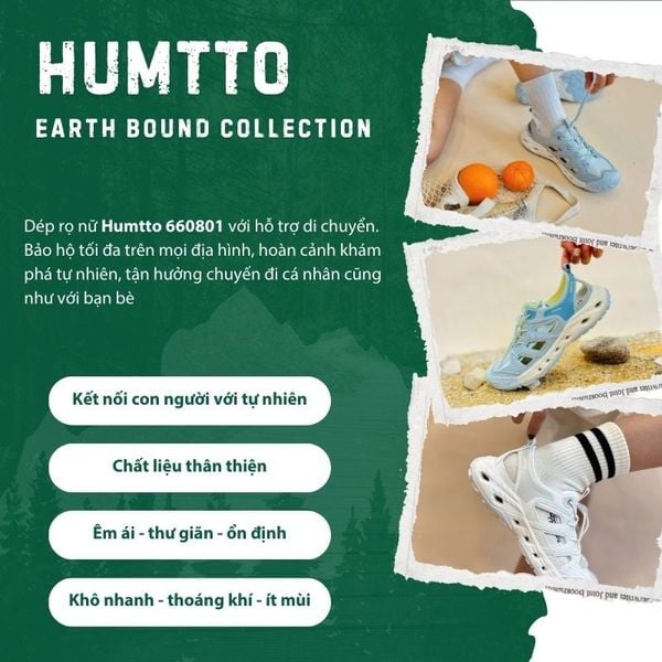 Sandal đi bộ đi nước mùa hè Humtto 660801B
