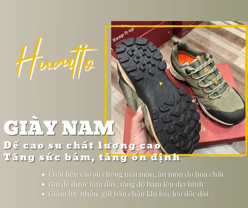 Giày Hiking siêu bảo hộ nam Humtto 150564A-3