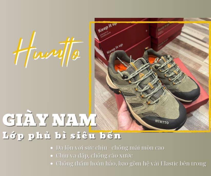 Giày Hiking siêu bảo hộ nam Humtto 150564A-3
