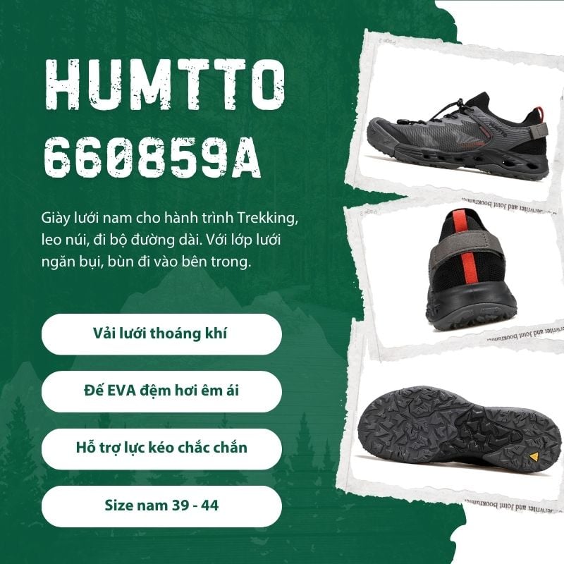 Dép lưới đi nước đa dụng nam Humtto 660859A