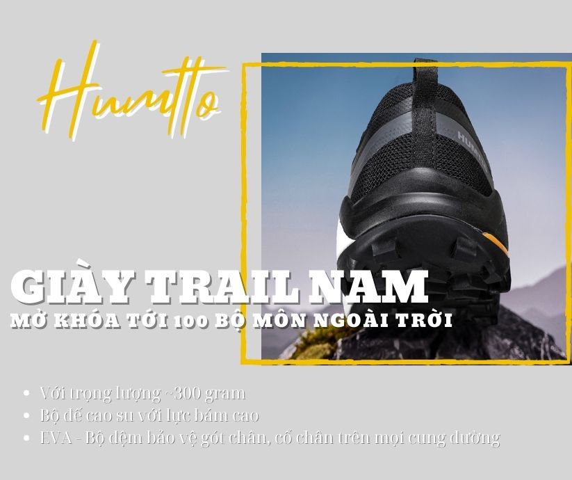 Giày chạy địa hình - Trail Runner Humtto 850929A
