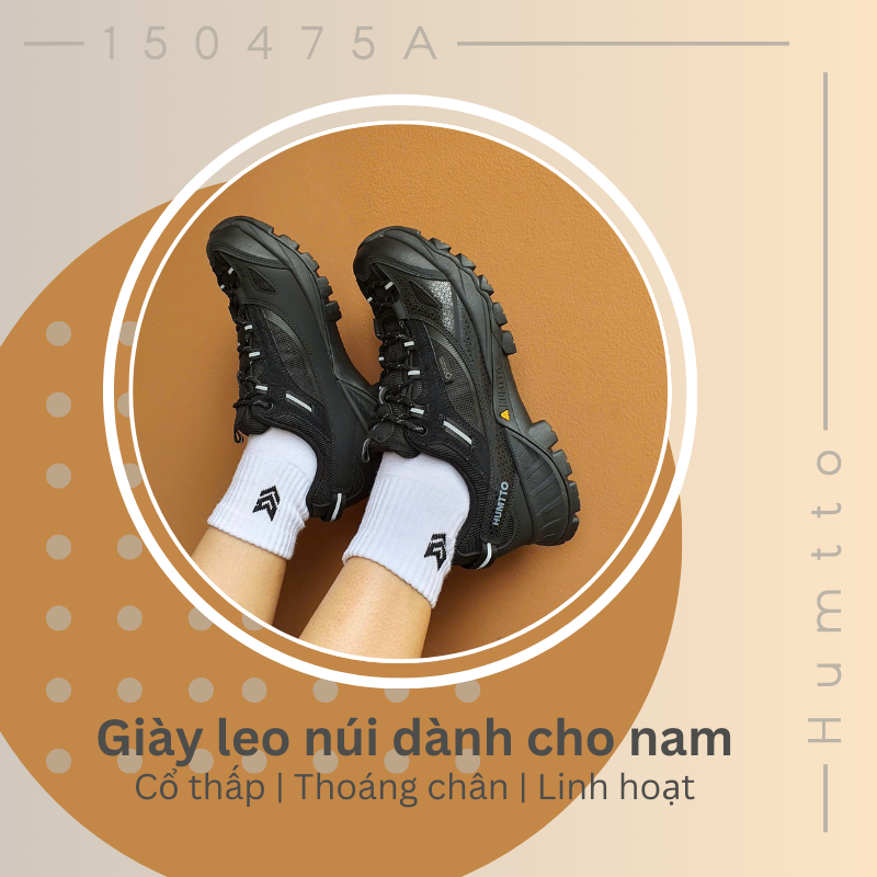 Giày nam đi bộ đường dài Humtto 150475A