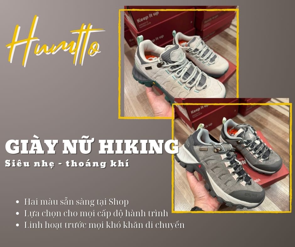 Giày Hiking đường dài nữ Humtto 150453B