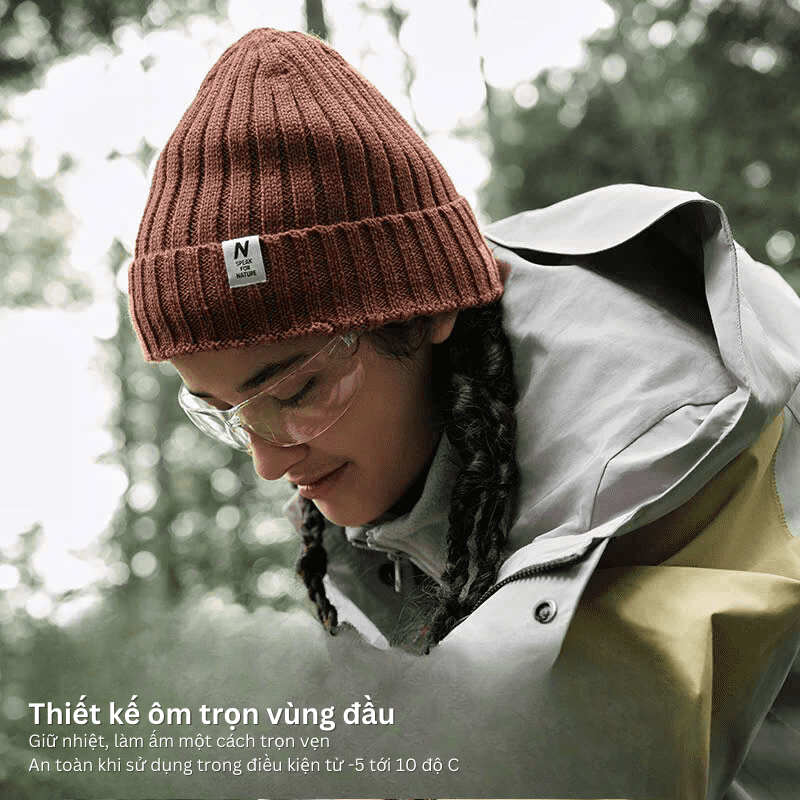 Mũ len lông cừu giữ ấm Naturehike CYY2341LF018