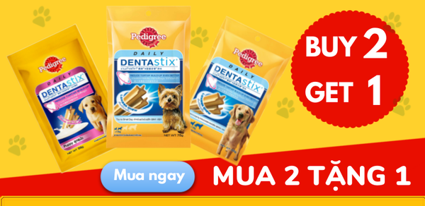 MUA 2 TẶNG 1 (BUY 2 GET 1 FREE) PEDIGREE