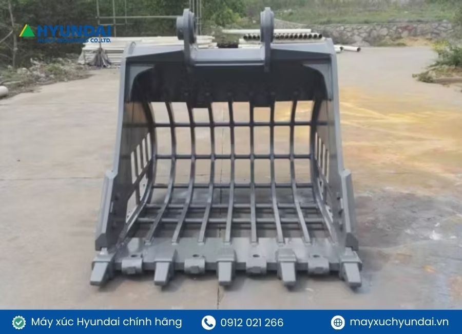 gầu máy xúc