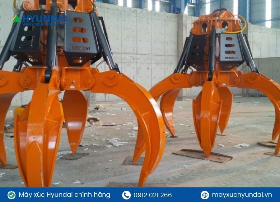 gầu máy xúc