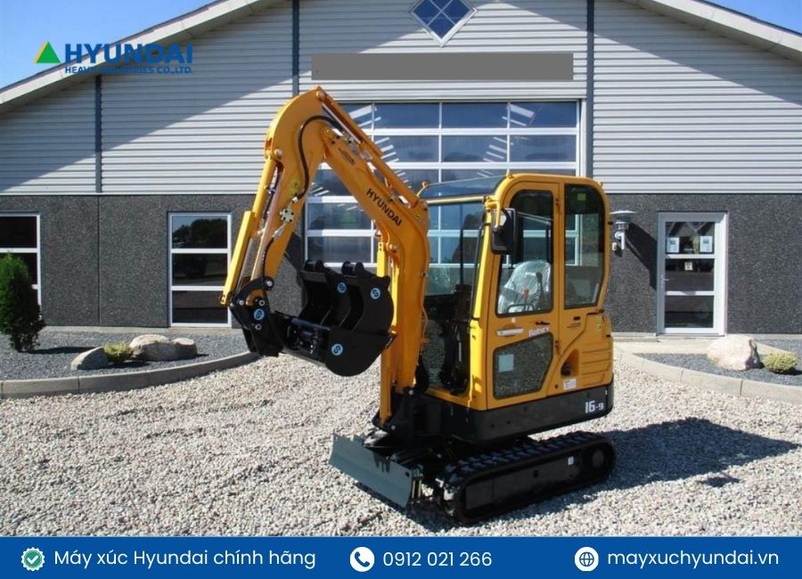 các loai máy xúc mini