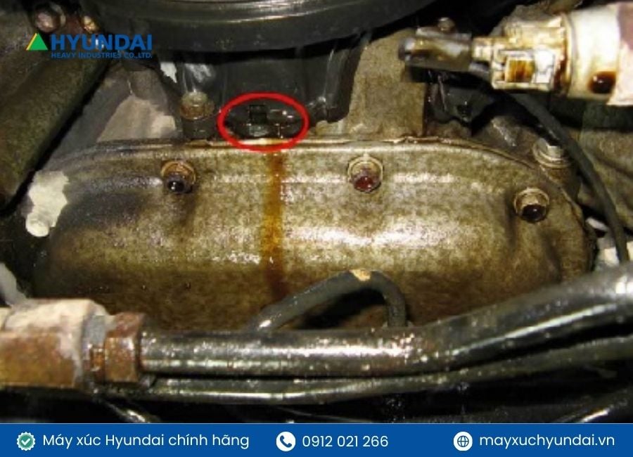 hệ thống thuỷ lực máy xúc