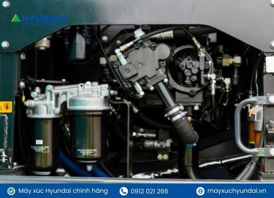 hệ thống thuỷ lực máy xúc