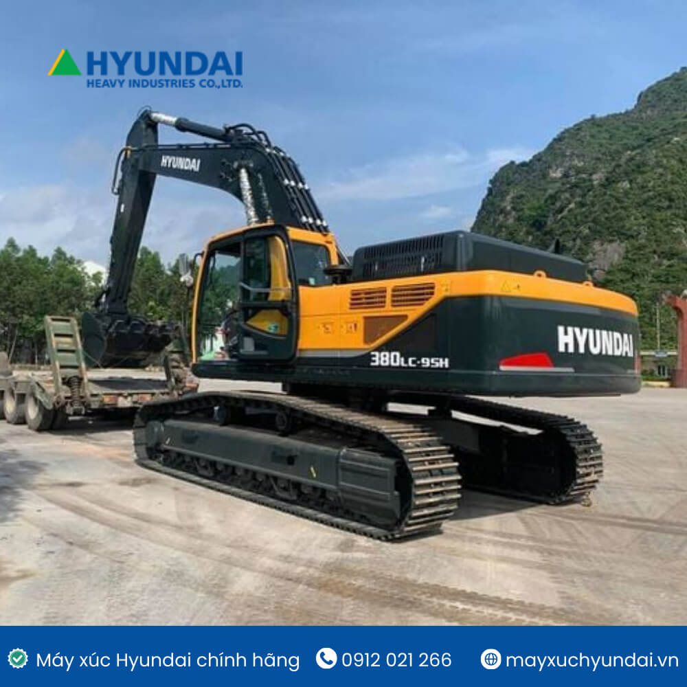 Máy xúc đào R380LC-9SH gầu 1.9m3