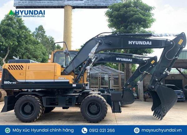 Tìm hiểu về máy xúc bánh lốp: Cấu tạo, nguyên lý làm việc