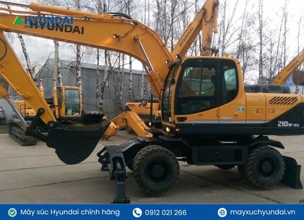 Tìm hiểu về máy xúc bánh lốp: Cấu tạo, nguyên lý làm việc
