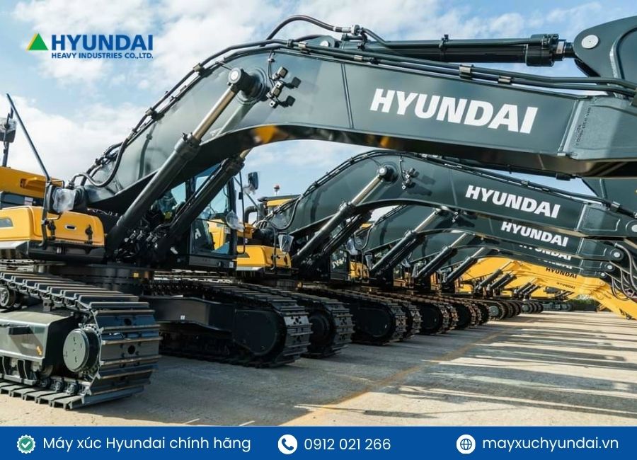 máy xúc công trình