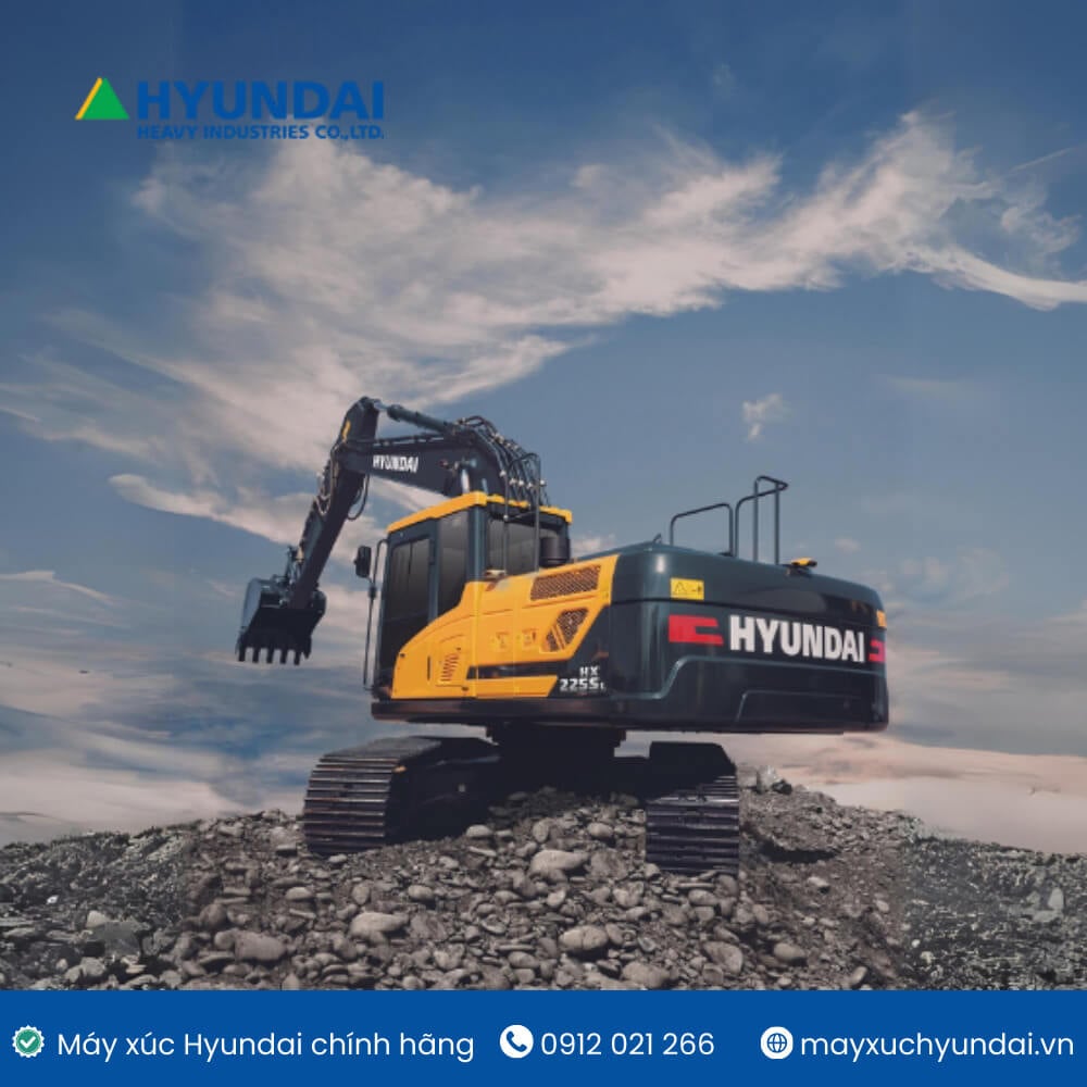 Máy xúc đào HX225SL gầu 1.1m3