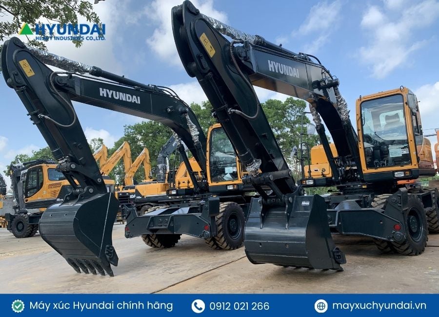 máy xúc hyundai