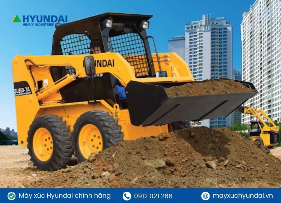 máy xúc hyundai