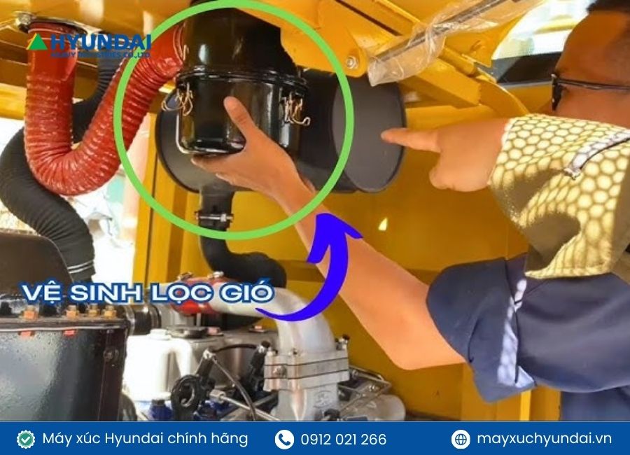 sửa chữa máy xúc