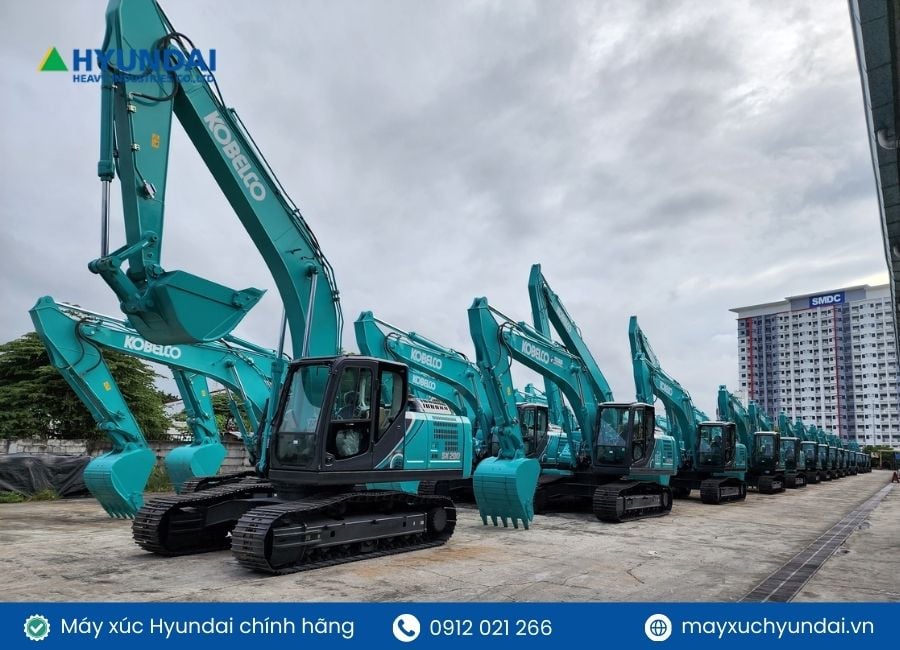 các hãng máy xúc