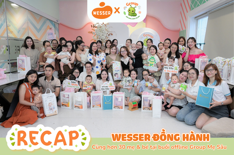 Wesser đồng hành cùng buổi offline Group Mẹ Sâu tại Hà Nội