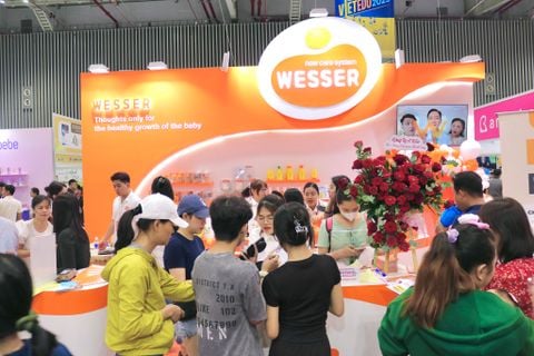 WESSER TẠI VIETBABY FAIR HCM 2025: GHI DẤU ẤN YÊU THƯƠNG TẠI GIAN HÀNG