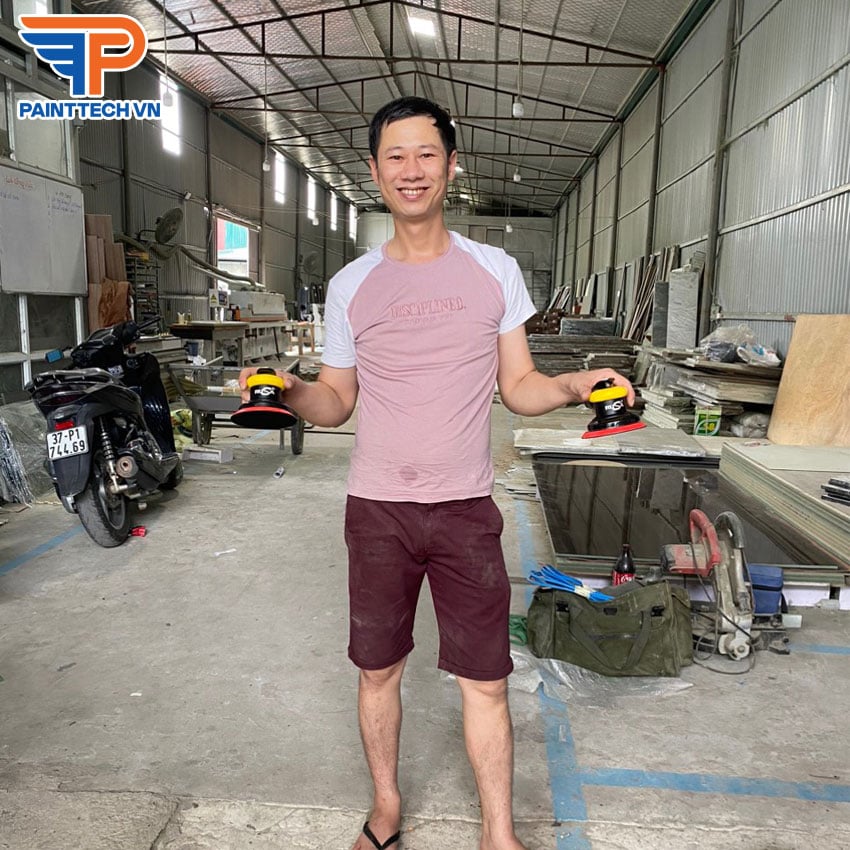 Máy chà nhám hơi