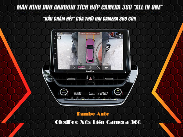 Màn hình liền camera 360 Oledpro X6s giá bao nhiêu?