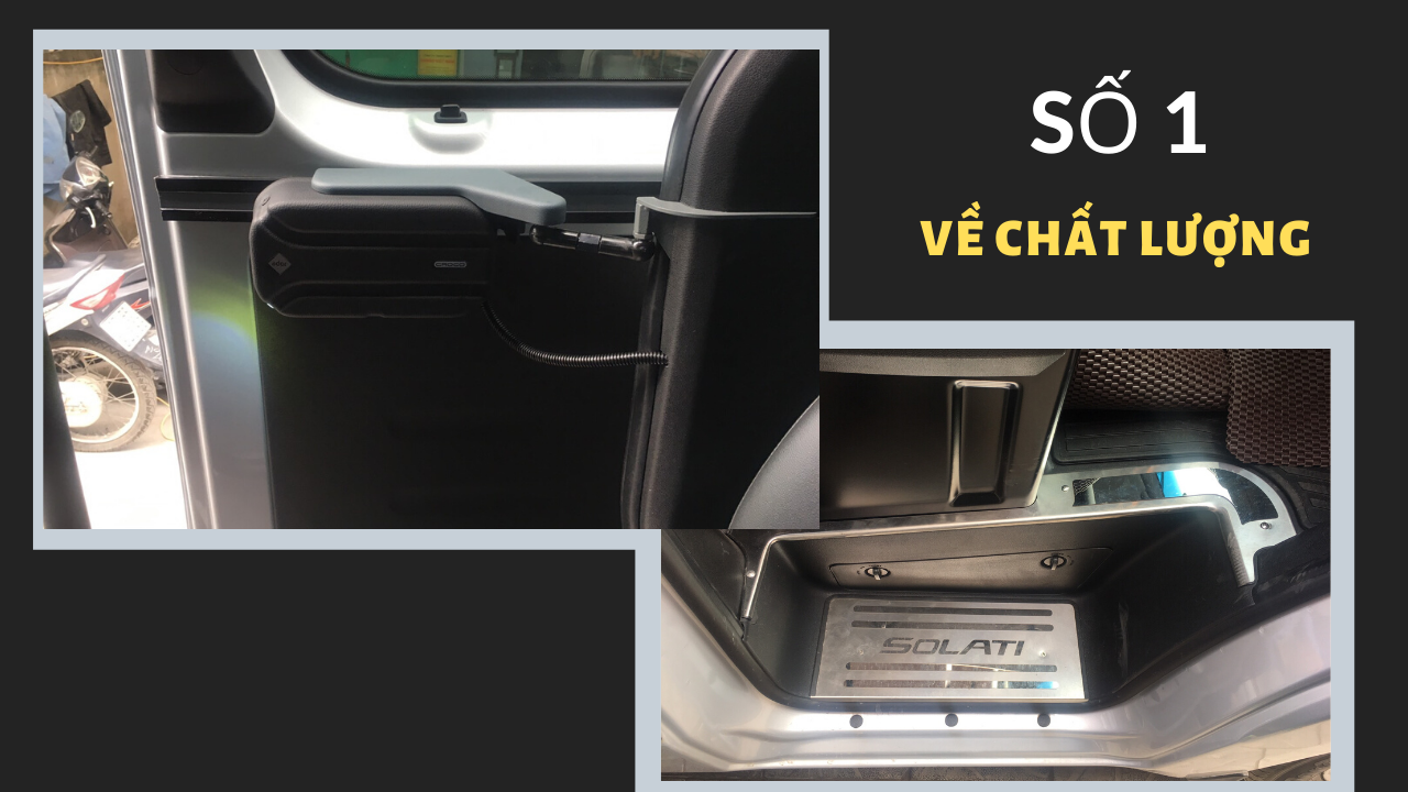 Đồ Chơi Hyundai Solati ở Hà Nội: Ốp Bậc Cửa Inox Cao Cấp & Cửa Tự Động Croco