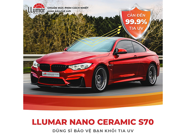 Khác biệt giữa phim cách nhiệt LLumar S70 Nano gốm (Ceramic) và phim kim loại là gì?